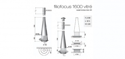 Центральный Камин FILIOFOCUS 1600