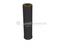 Сэндвич-труба К Grill'D EU AISI 304 0,8мм/ОС 0,5мм L-1000 (D130/250) черный (порошковая краска)
