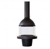 Центральный камин Fireline Сircle Glass
