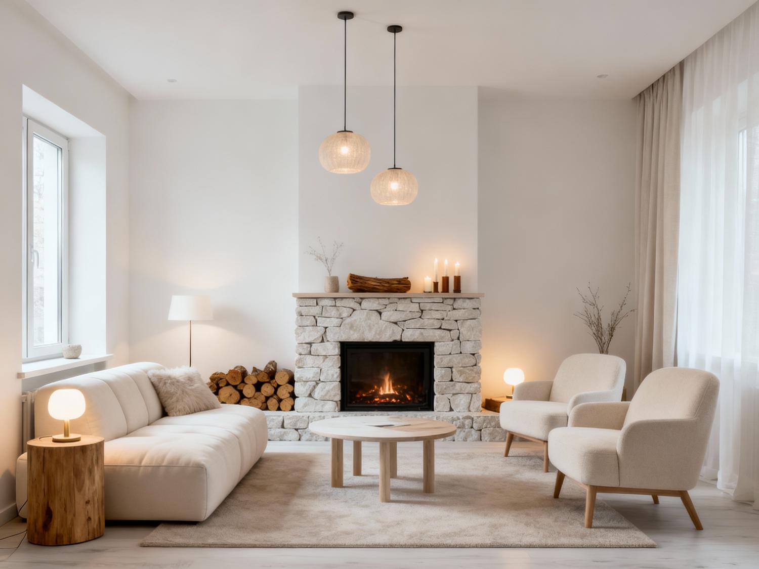 Камин в маленькой гостиной: 7 решений для квартир и компактных домов Камин в маленькой гостиной: 7 решений для квартир и компактных домов