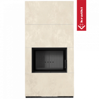 Каминокомплект Kratki PRO FLOKI BOX OXIDE BIANCO