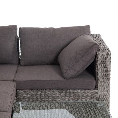 Комплект садовой мебели 4SIS Лунго (гиацинт) Цвет: графит Комплект садовой мебели 4SIS Лунго (гиацинт) Цвет: графит