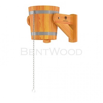 Обливное устройство BentWood 12л из лиственницы натуральной