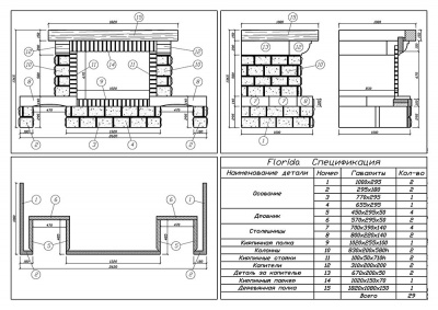 Каминная облицовка Sunhill Florida Каминная облицовка Sunhill Florida