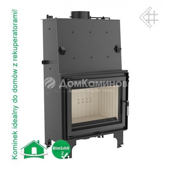 Каминная топка Kratki с водяным контуром AQUARIO A 18 PW W