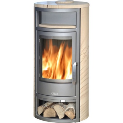 Печь-камин ABX Polar 6 (бразильский песчаник с верхней плитой)