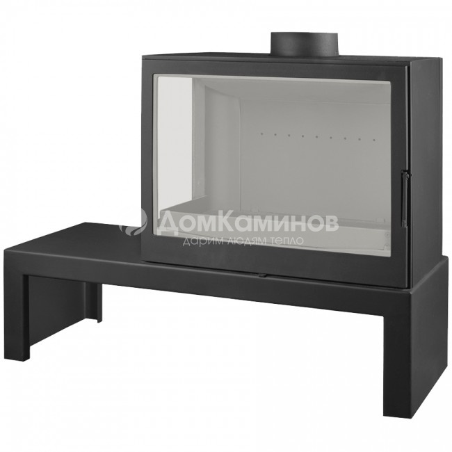 Отопительная печь Liseo Castiron LCI 7 GFL Table, стекло слева