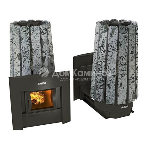 Банная печь Grill’D Cometa 180 Vega Window Stone (серпентинит)