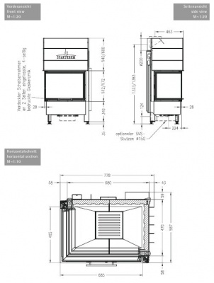 Каминная топка Spartherm Varia 2Lh 4S