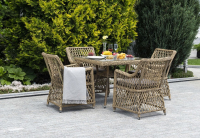 Обеденная группа 4SIS Айриш Цвет: соломенный