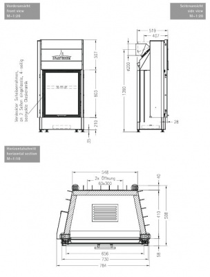 Каминная топка Spartherm Arte Bh 4S