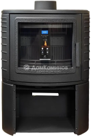 Печь камин с дровником