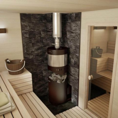 Банная печь Grill'D Aurora 160A Trio window (с баком)