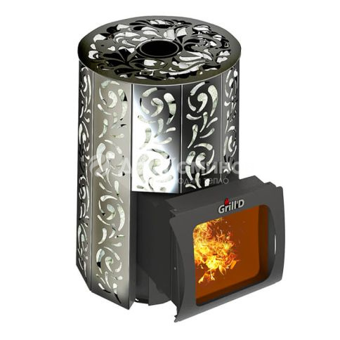Банная печь Grill'D Violet Short Window Max
