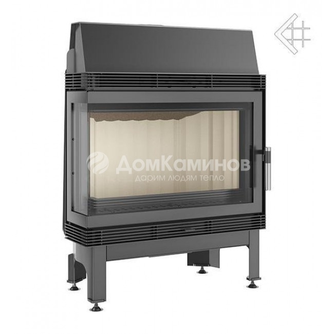 Каминная топка Kratki Blanka 670 570 L BS (угловое стекло слева)