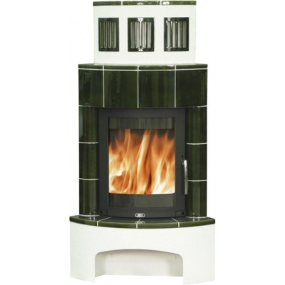 Печь-камин ABX NORMANDIE угловой (бордо)