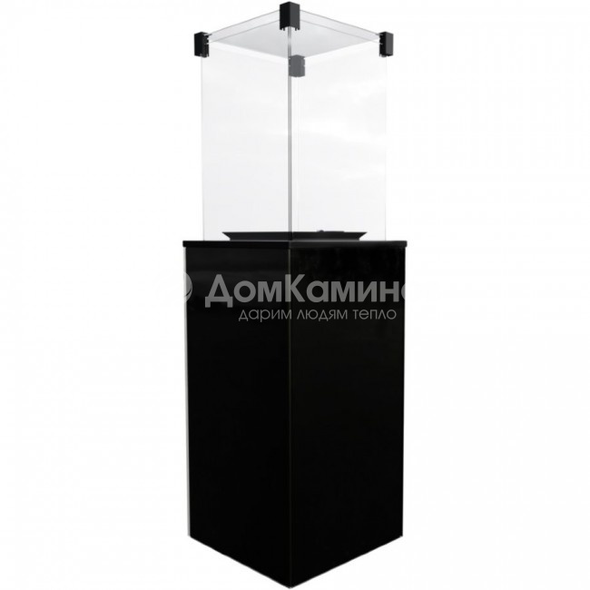 Газовый нагреватель Kratki PATIO G31 37MBAR CZ - черное стекло, с пультом ДУ