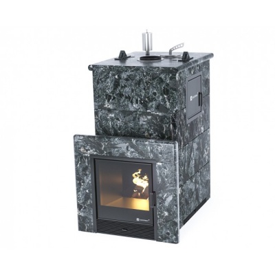 Печь для бани ИзиСтим Геленджик-М2 в кожухе из пироксенита сталь AISI 430 Печь для бани ИзиСтим Геленджик-М2 в кожухе из пироксенита сталь AISI 430