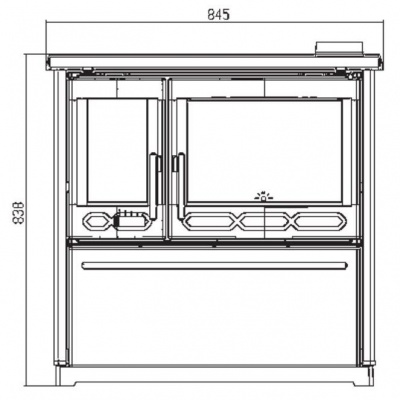 Варочная плита PLAMEN 850 GLAS
