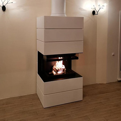 Камин Astov ФЕРРО П3С 8457 Белый