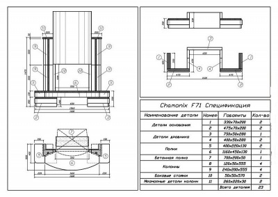 Каминная облицовка Sunhill Chamonix Каминная облицовка Sunhill Chamonix
