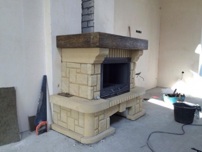 Каминная облицовка Элит Угловая