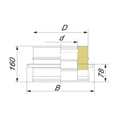 Опора Вулкан V50R D300/400, нерж 321/304 Опора Вулкан V50R D300/400, нерж 321/304