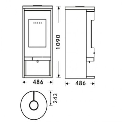 Печь-камин Panadero Sydney Печь-камин Panadero Sydney