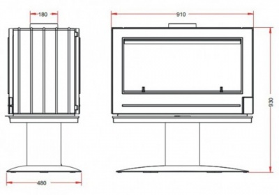 ПЕЧЬ-КАМИН Invicta NELSON ПЕЧЬ-КАМИН Invicta NELSON