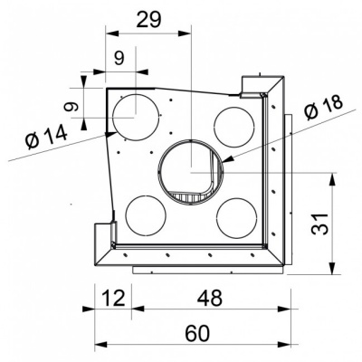 Каминная топка EdilKamin WINDO2 50 V