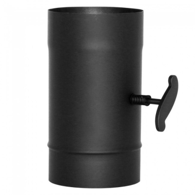 Задвижка Вулкан VBR D200, нерж., черная