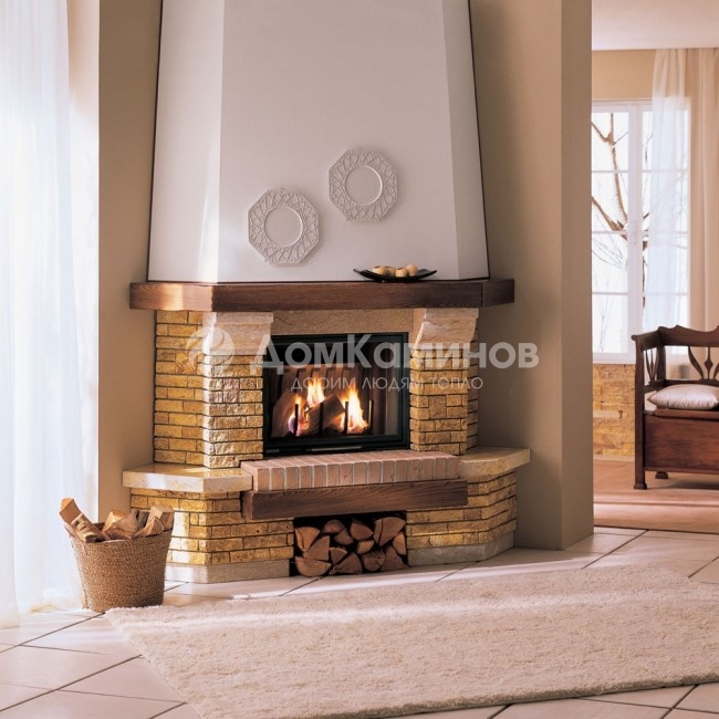 Каминная облицовка Palazzetti Courmayeur corner, под MBL 78 front