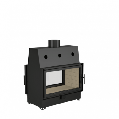 Каминная топка Echa Tech Double 90x51/V 15 кВт, 900/510, туннель