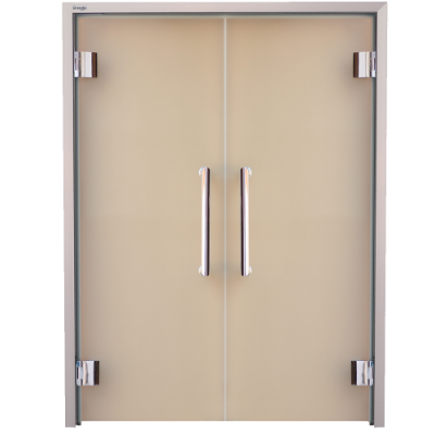 Двери стеклянные, двухстворчатые Grandis GS 15x20 Двери стеклянные, двухстворчатые Grandis GS 15x20