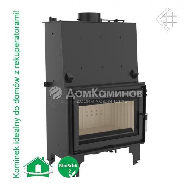 Каминная топка Kratki с водяным контуром AQUARIO O 16 PW W