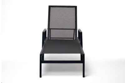 Шезлонг 4SIS Парма Цвет: темно-серый (RAL7024) муар, темно-серый Шезлонг 4SIS Парма Цвет: темно-серый (RAL7024) муар, темно-серый