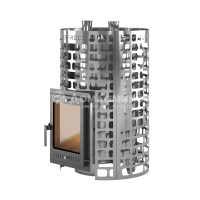 Печь для бани Эверест "Steam Master" 38 INOX (320M) б/в диаметр дымохода: 115 мм