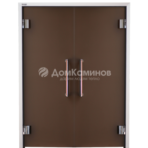 Дверь стеклянная, двухстворчатые Grandis GS 15x19