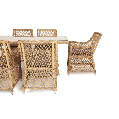 Обеденная группа 4SIS Латте Цвет: соломенный