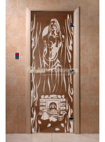 Дверь для саун DoorWood "Горячий пар бронза"