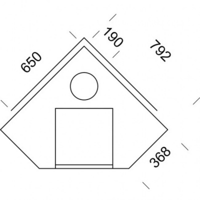 Печь-камин NunnaUuni HESTIA Angolo Solo 1 PL