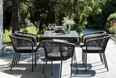 Обеденная группа 4SIS Милан на 6 персон, Цвет: темный Обеденная группа 4SIS Милан на 6 персон, Цвет: темный