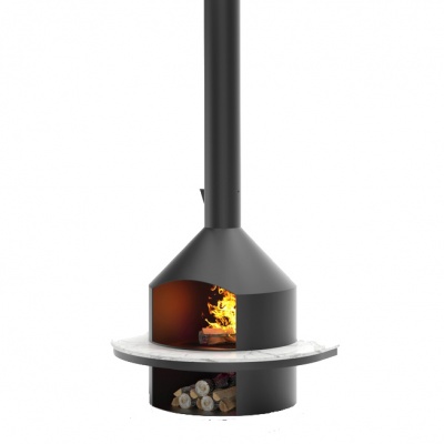 Стальной камин Fireline Oxi