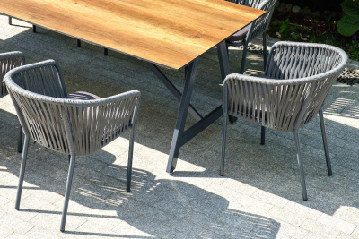 Стул 4SIS Бордо из роупа Цвет: серый Стул 4SIS Бордо из роупа Цвет: серый