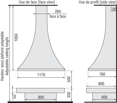 Камин Bordelet Julietta 985 Открытый