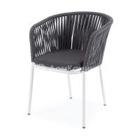 Стул 4SIS Бордо из роупа Цвет: белый, серый, темно-серый