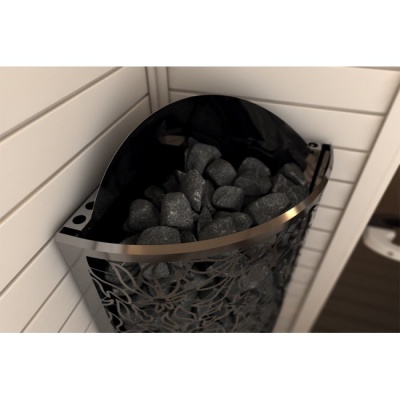 Электрическая печь SAWO DRAGONFIRE Heater King DRFT3-60NS-CNR-P-C (6 кВт, выносной пульт, угловая, нержавейка)