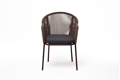 Стул 4SIS Лион из роупа Цвет: коричневый муар, коричневый, темно-серый