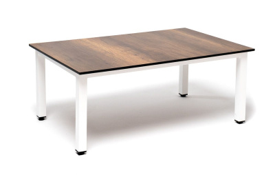 Журнальный столик 4SIS Канны из HPL 90х60х40 Цвет: дуб, белый