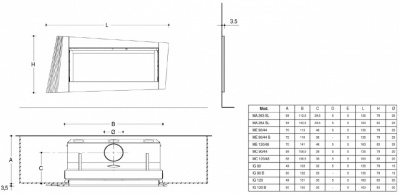 Каминная облицовка Piazzetta SALISBURGO Каминная облицовка Piazzetta SALISBURGO